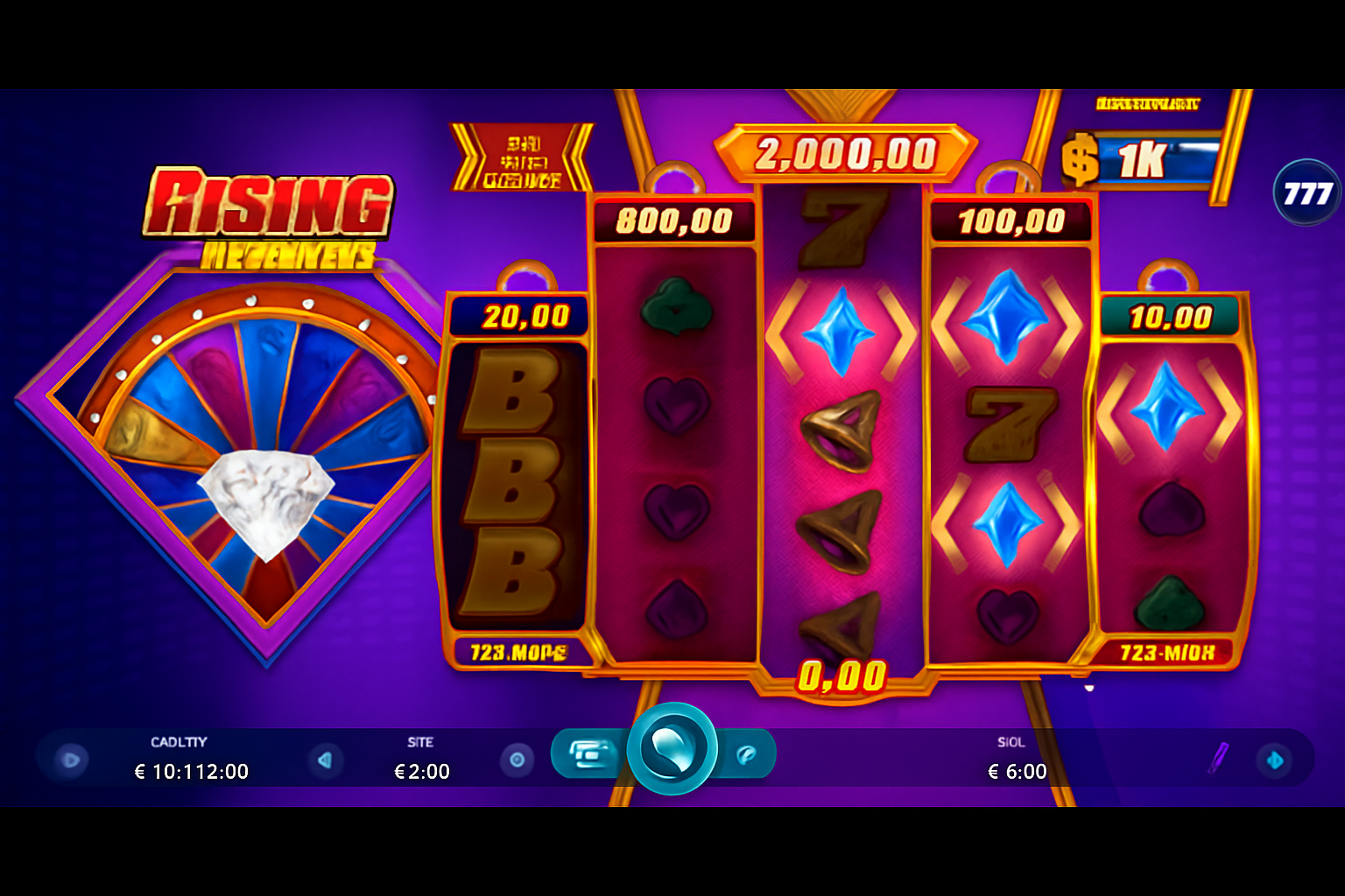 Rising Rewards gameplay